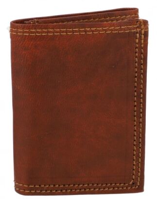 Mens Triple Fold Leather Wallets