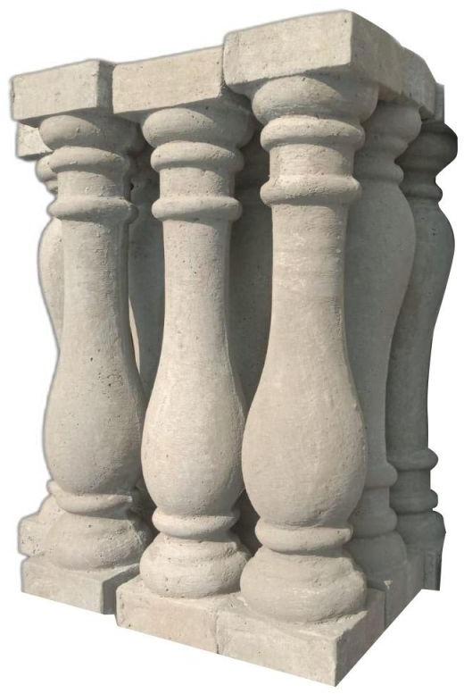 Square RCC Railing Pillar, for Balcony Construction, Feature : Strong Built, Eye Appealing Designs