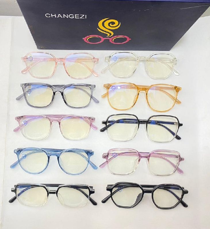 Changezi Non Spring Transparent Frame, for Optical Use, Gender : Female, Male