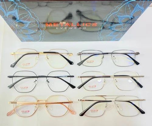 Polished Metallics Optical Eyewear Frame, Feature : Good Quality, Rust Resistance, Smooth Finished