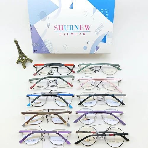 Rectangular Metal Shurnew Optical Eyewear Frame, Gender : Unisex