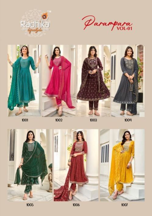 Kurti with Bottom Set