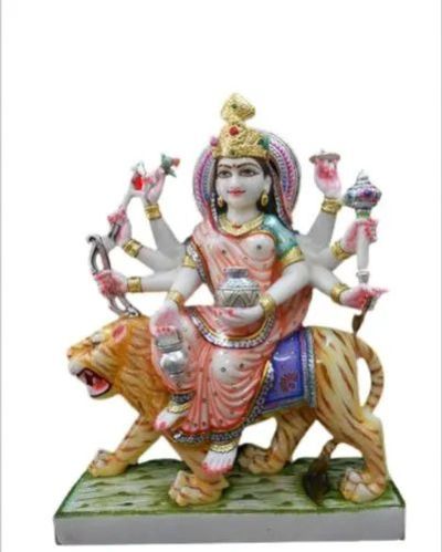Marble Kushmanda Mata Statue