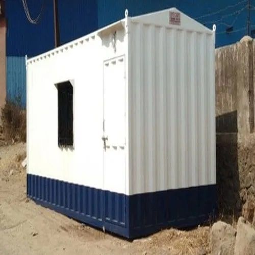 Polished Mild Steel MS Portable Site Cabin, for Office, Shape : Rectangular