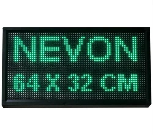 Outdoor LED Sign Board, Size : 64X32 cm