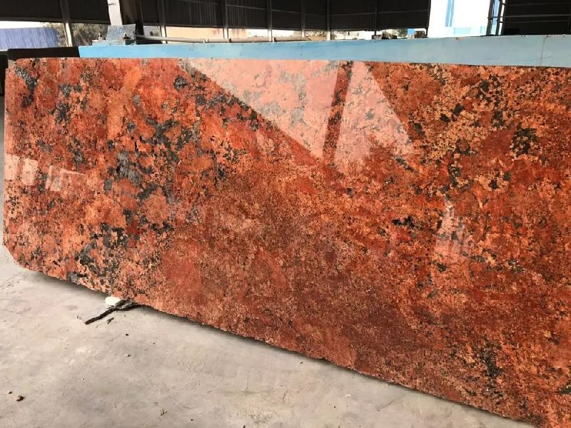 alaska red granite slab