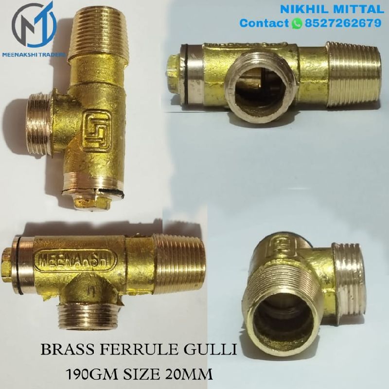 20mm Brass Die Casted Adjustable Ferrule, for Gas Fitting, Oil Fitting, Water Fitting, Feature : Blow-Out-Proof