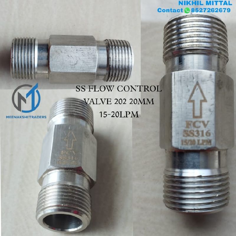 Ss 202 Flow Control Valve, for Water Fitting, Specialities : Non Breakable, Investment Casting, Heat Resistance