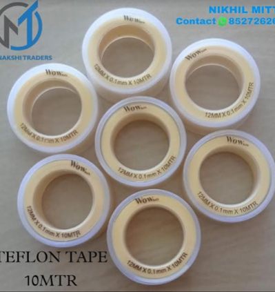 PTFE Teflon tape, for Fittings, Feature : Waterproof, Heat Resistant, Antistatic