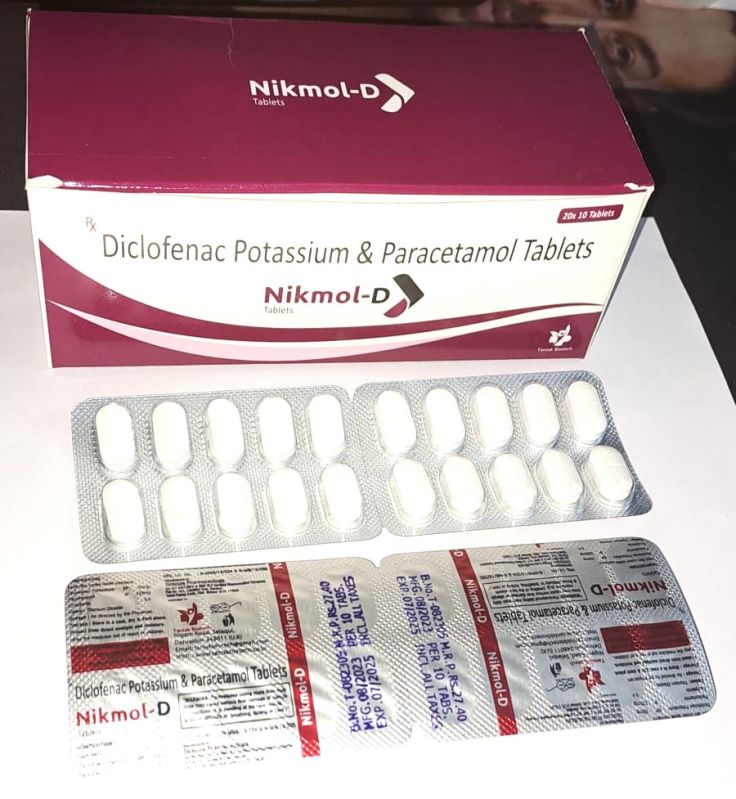 diclofenac potassium paracetamol tablet