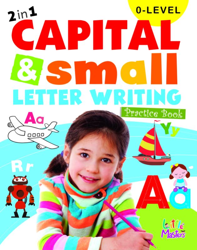 0-level 2in 1 capital small letter writing book