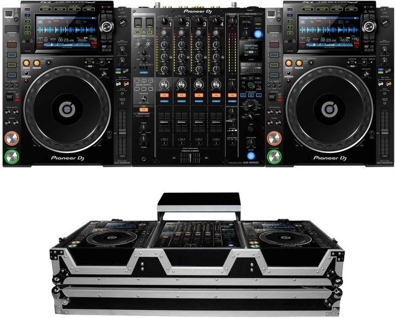 Pioneers DJ Set 2x CDJ 2000 nexus2 nxs2 Nexus 2 1x DJM 2000 Nexus Mixer