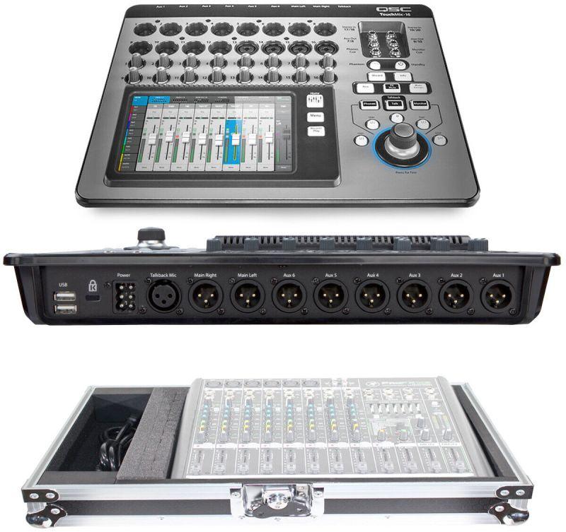 Qsc Touchmix-16 16 -channel Touch-screen Digital Audio Mixer  prox Case