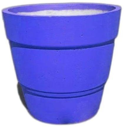 Blue Cement Flower Pot, Size : 24 x 24 Inch