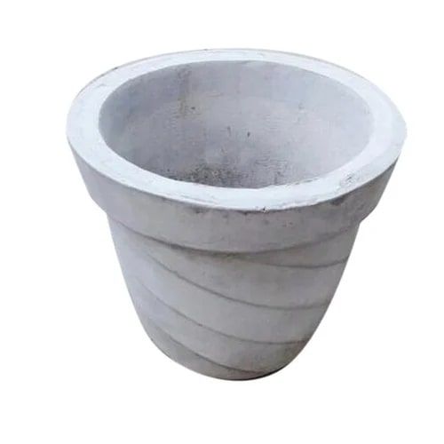 Round Cement Flower Pot