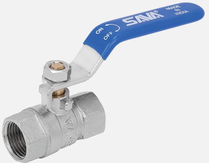 Silver Double Acting Code101 Lite Brass Ball Valve, for Water Fitting