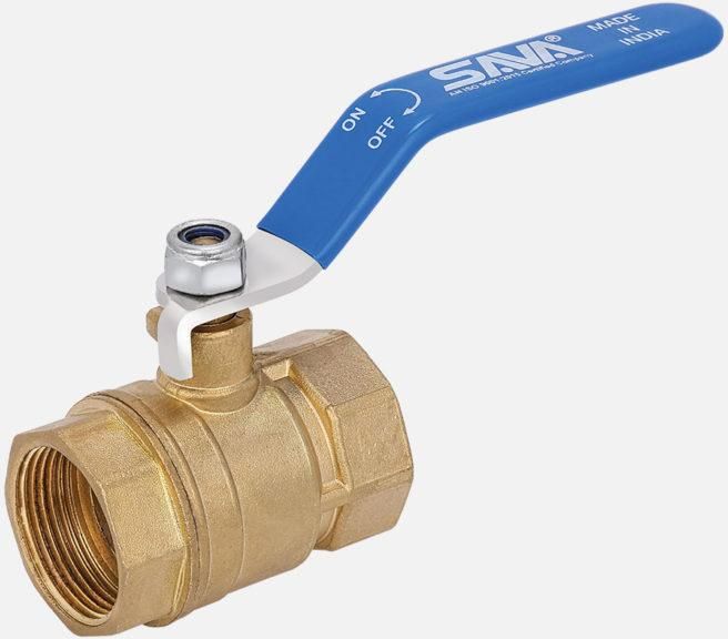 Double Acting Manual Code108 Lite Brass Ball Valve, for Water Fitting