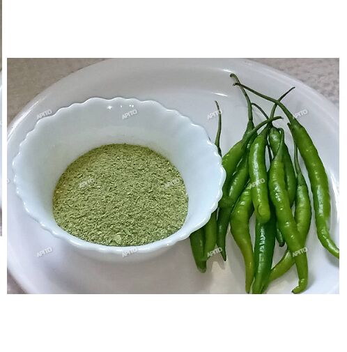 Dehydrated Green Chilli Powder