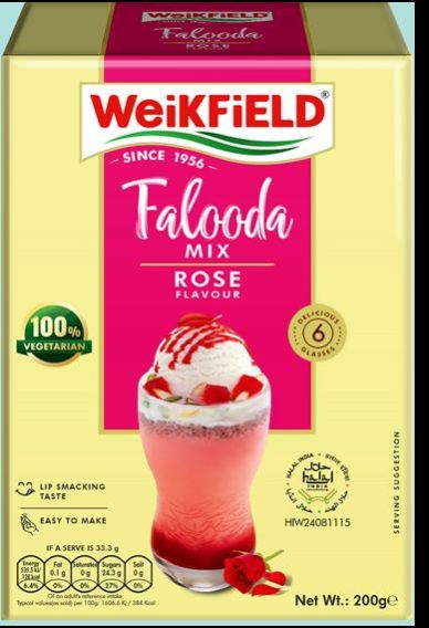200 Gm Weikfield Rose Falooda Mix, Purity : 99%