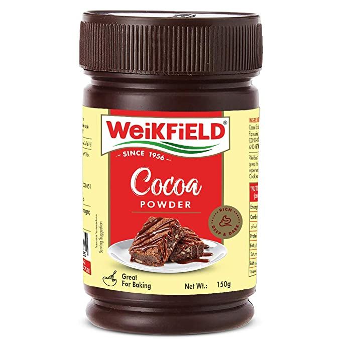 Weikfield Cocoa Powder, for Bakery, Chocolate Products, Food, Pastry, Packaging Type : Box