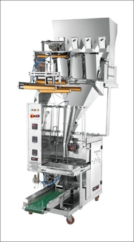 3-5kw Fully Automatic 4 Head Pneumatic Pouch Packing Machine, Voltage : 440v