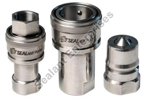 Green Polished Stainless Steel Hydraulic Quick Coupler