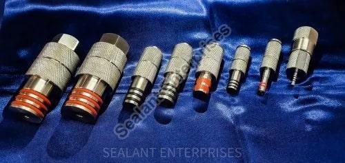 Plain Bore Quick Seal Coupler, for Industrial, Color : Grey