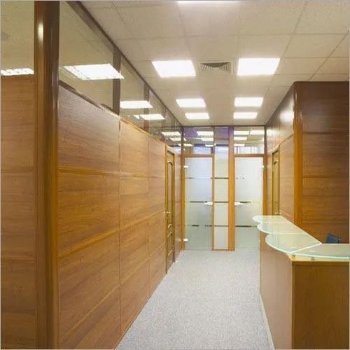 Plywood Partition Wall Service, for Banquet Hall, Conference Room, Home, Hotel, Office, Color : Brown