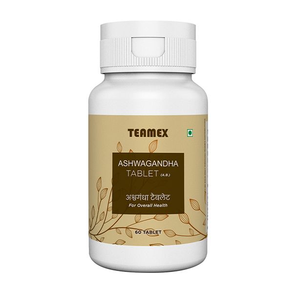 Teamex Ashwagandha Tablet, For Personal, Packaging Size : 20-30tablets