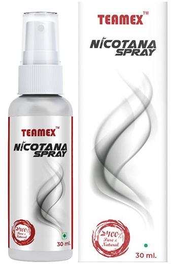 Teamex Nicotana Spray, For Clinical, Packaging Type : Paper Box