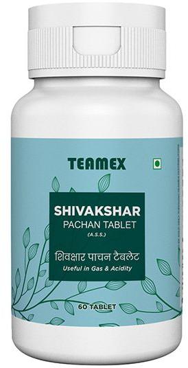 Teamex Shivakshar Pachan Tablet, Packaging Type : Plastic Bottle