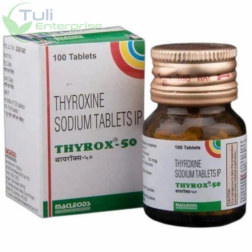 Thyrox 50mg Tablet, Packaging Type : Glass Bottle