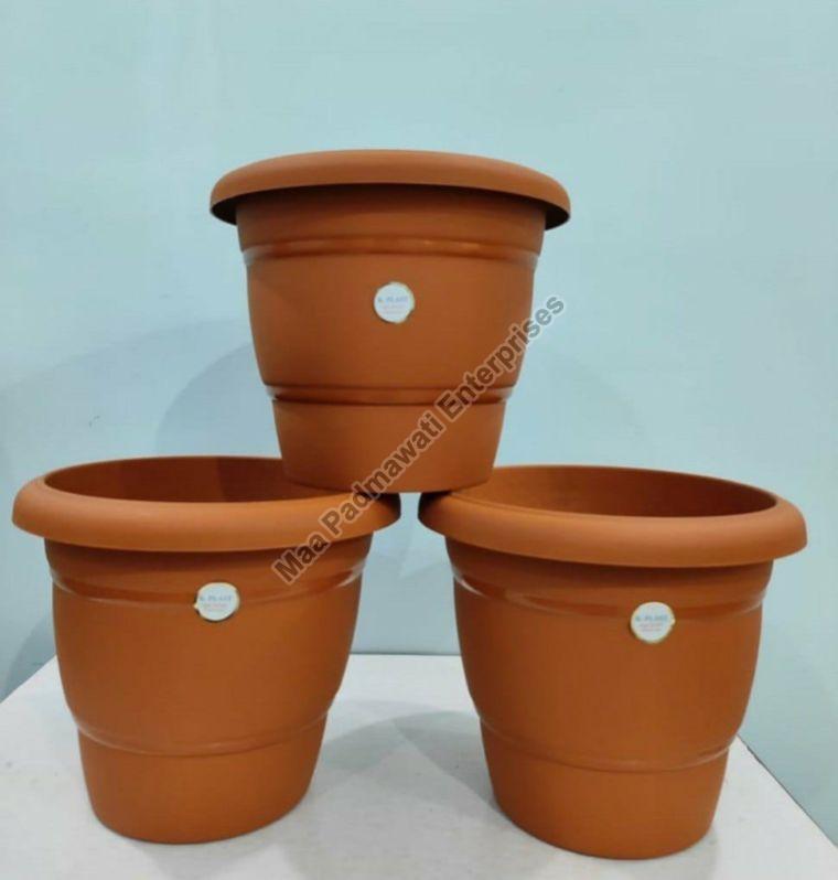 12 Inch Gardening Plastic Flower Pot, Style : Antique