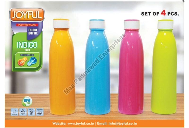 Plastic Water Bottle Set of 4 Pcs