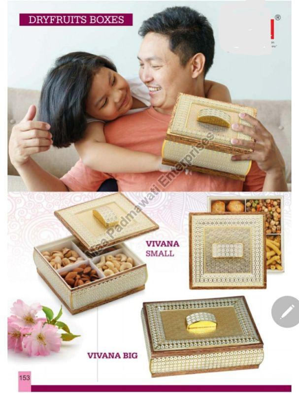 Square Vivace Big Dry Fruit Box, Feature : Superior Quality, Fine Finishing