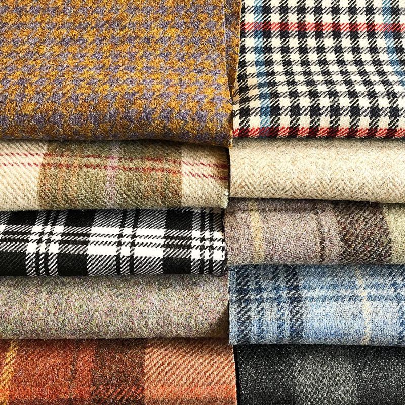 Tweed Fabric, for Garments, Specialities : Seamless Finish, Shrink-Resistant