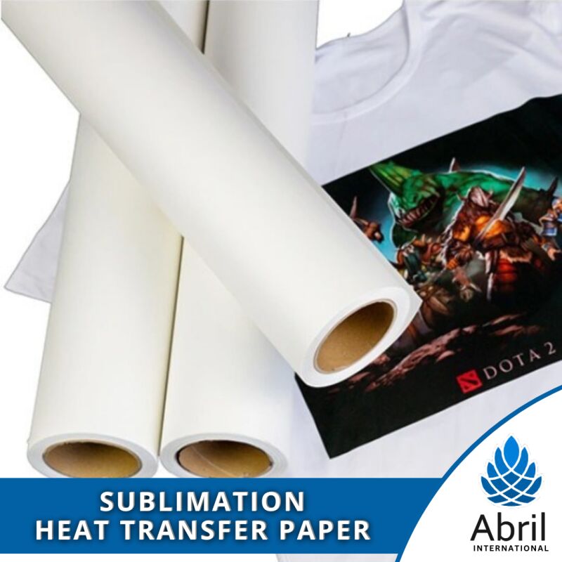 SUBLIMATION HEAT TRANSFER PAPER ROLL FOR DIGITAL PRINTING