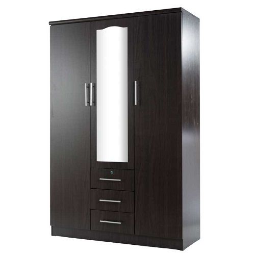 Double Door Wooden Wardrobes, for Home Use, Pattern : Plain