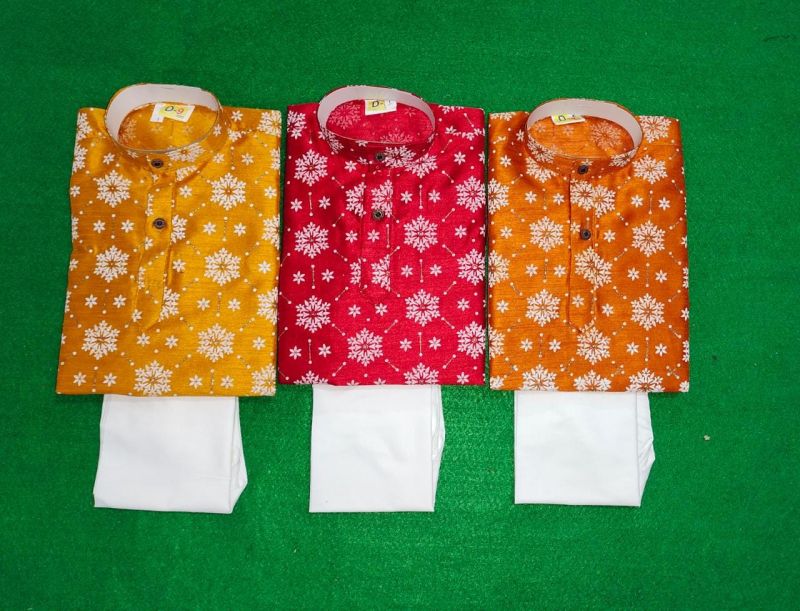 Printed kurta pajamas, Gender : Male