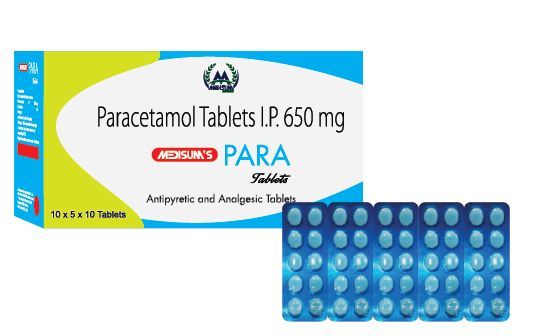 Medisum's Para 650mg Tablets