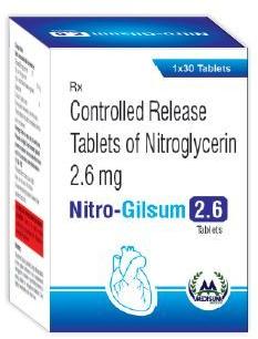 Nitro-Gilsum 2.6mg Tablets