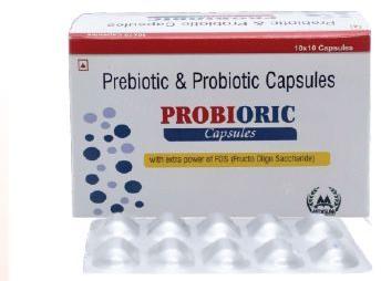 Probioric Capsules, For Hospital, Clinical, Packaging Size : 10x1x10 Pack