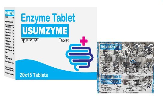 Usumzyme Tablets, Packaging Type : Blister