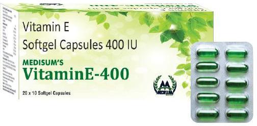 Vitamin-e 400 Capsules, For Hospital, Clinical, Packaging Size : 10x15 Pack