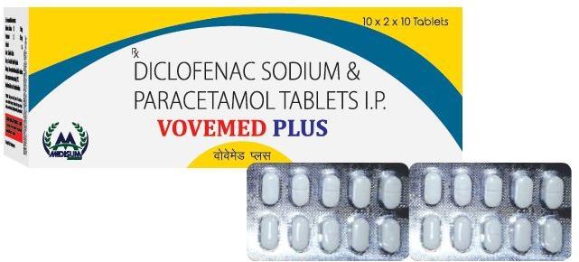 Vovemed Plus Tablets, Type Of Medicines : Allopathic
