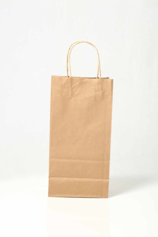 12x6x4 Inch Kraft Paper Bag, Technics : Machine Made