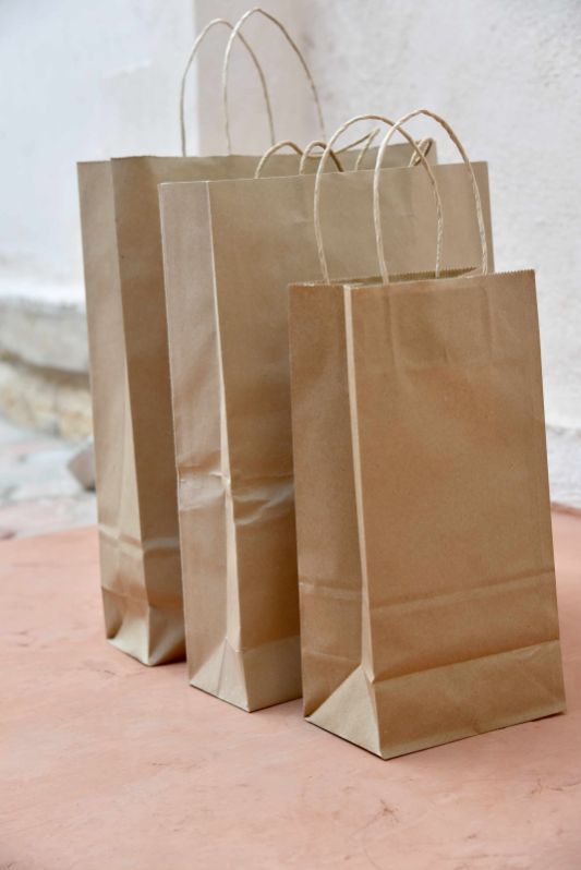 Plain Brown Paper Bag, for Gift Packaging