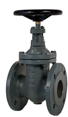Black High Cast Iron Gate Valve, for Water Fitting