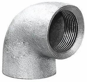 Galvanized Iron 90 Degree Threaded Elbow, for Plumbing Pipe