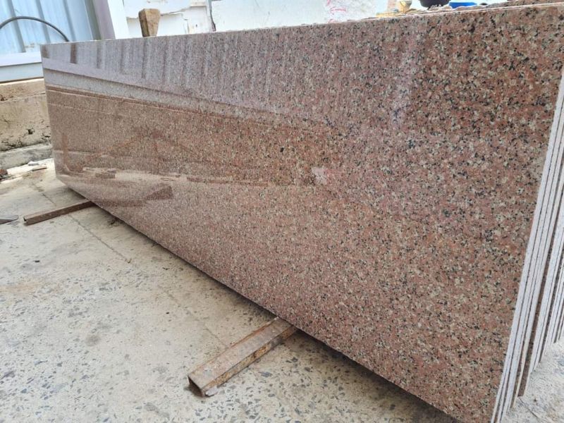 Polished Rosy Pink Granite, for Flooring, Kitchen Countertops, Staircases, Steps